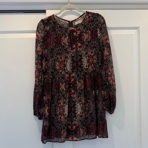 Abercrombie & Fitch Multicolor Floral Mini Dress